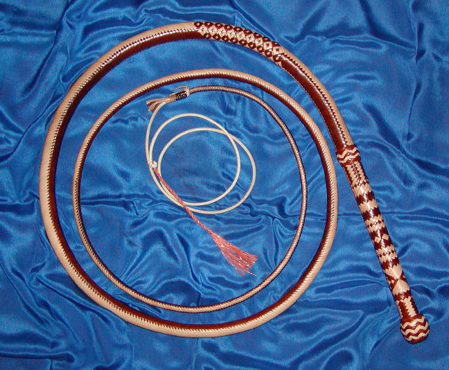 Bullwhip, 24 plait Two-tone Specialty Whip
