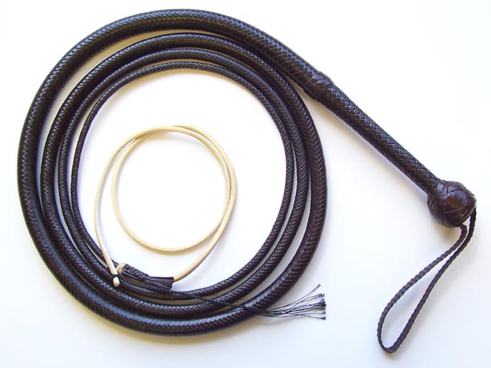 Weapon app (ready to be checked) Bullwhip,%2010%20Foot%2016%20Plait%20Brandy%20Indiana%20Jones