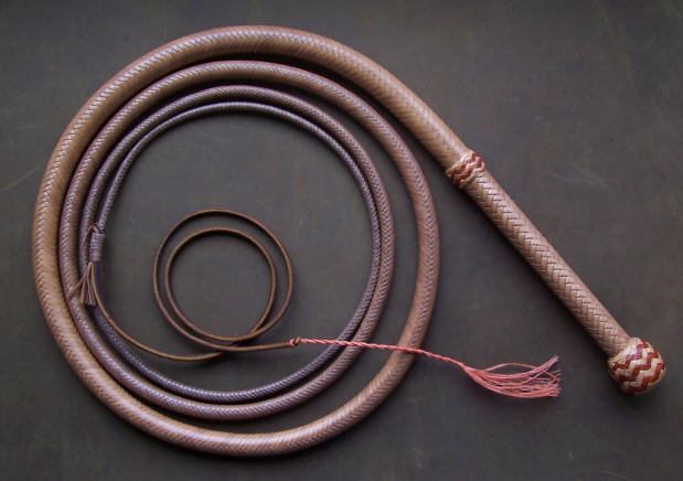 Haru's Locker Bullwhip,%2010%20Foot,%2016%20plait%20Natural%20Tan