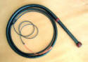 Bullwhip, 8 Foot, 16 Plait Black LoneStar